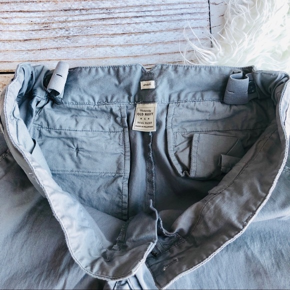 Old Navy Maternity Real Waist Gray Cords - 4 - Picture 5 of 7